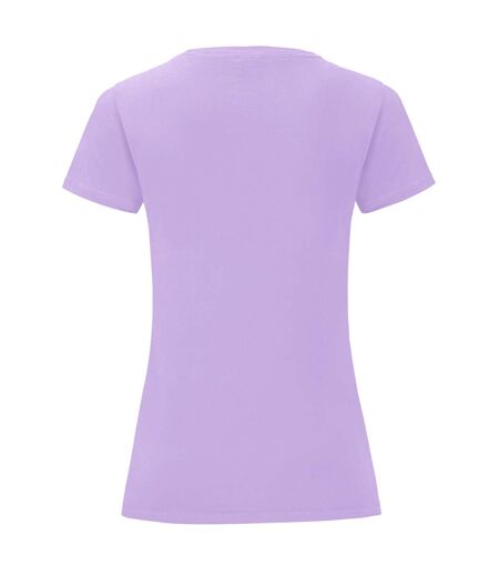 Fruit Of The Loom Womens/Ladies Iconic T-Shirt (Soft Lavender)