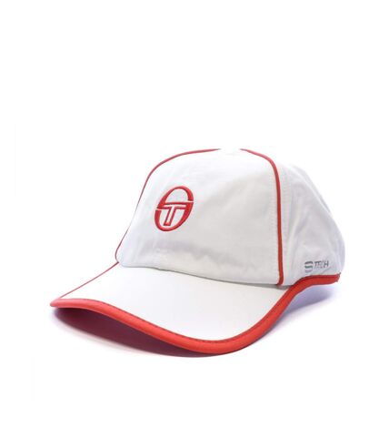 Casquette blanche/rouge homme Sergio Tacchini Club Tech