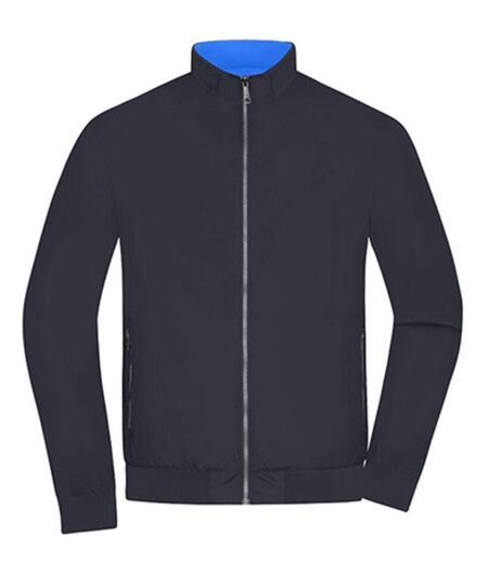 Veste légère réversible - Homme - JN1336 - bleu marine et bleu roi