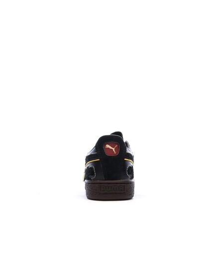 Baskets noir/marron mixte puma suede 4 one piece