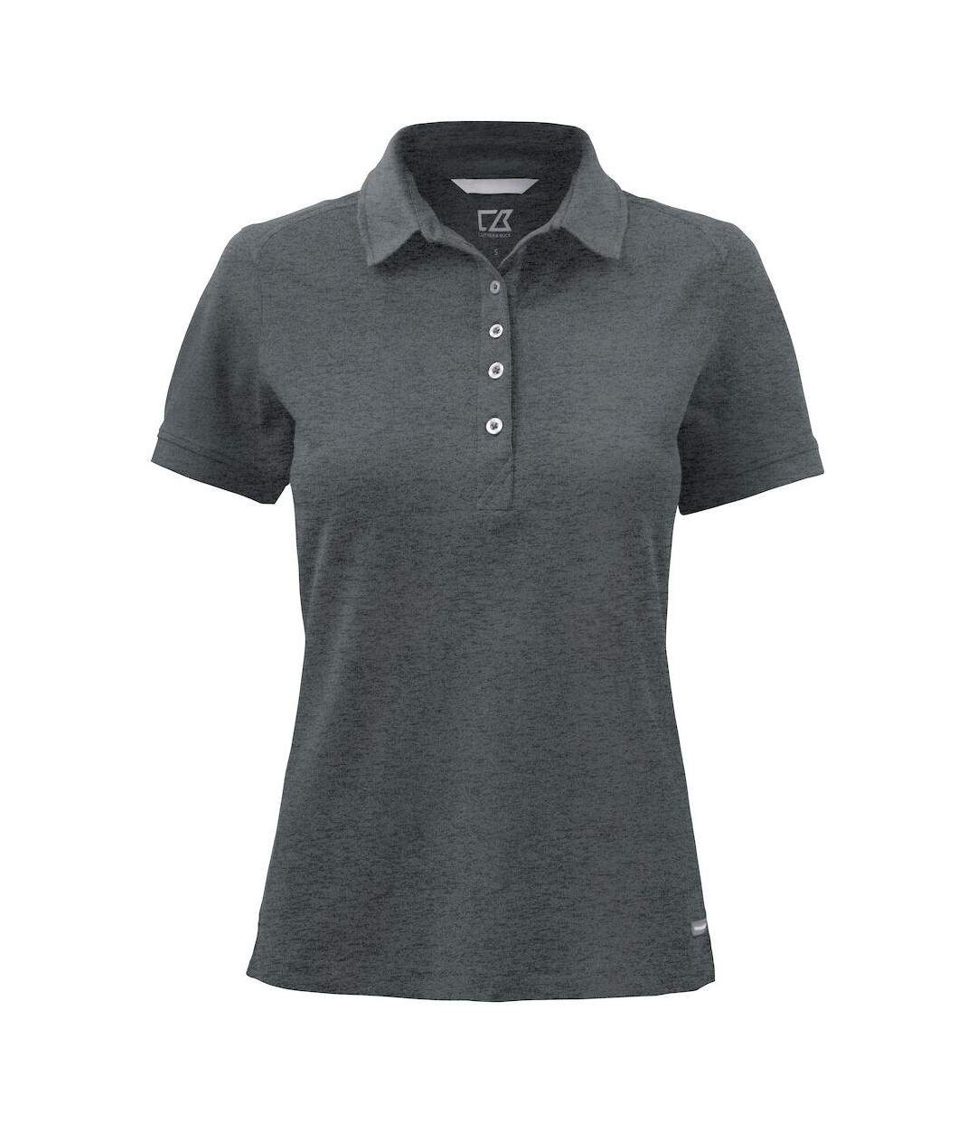 Womens/ladies advantage polo shirt anthracite Cutter & Buck-1