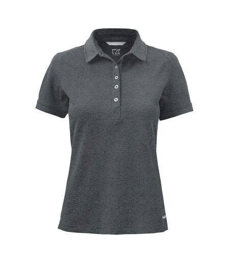 Womens/ladies advantage polo shirt anthracite Cutter & Buck