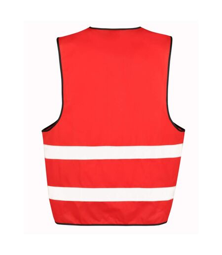 Gilet haute visibilité core enhanced adulte rouge SAFE-GUARD by Result