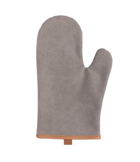 Deluxe canvas oven glove one size black XD Collection