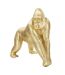 Statuette Design en Résine Gorille 24cm Or-1