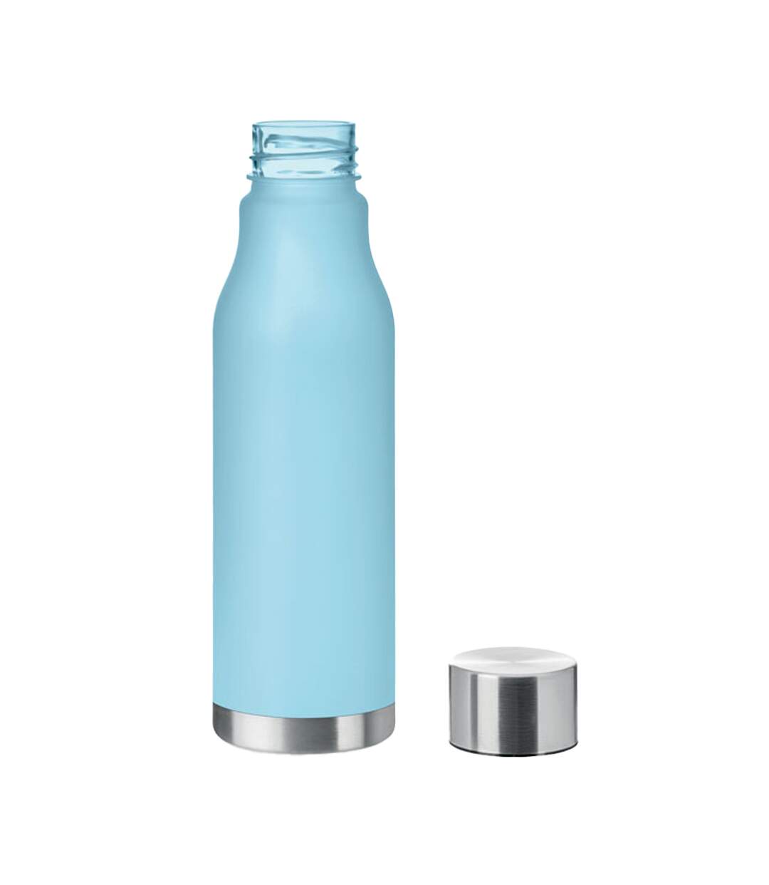Glacier rpet 600ml water bottle one size transparent light blue MidOcean-2