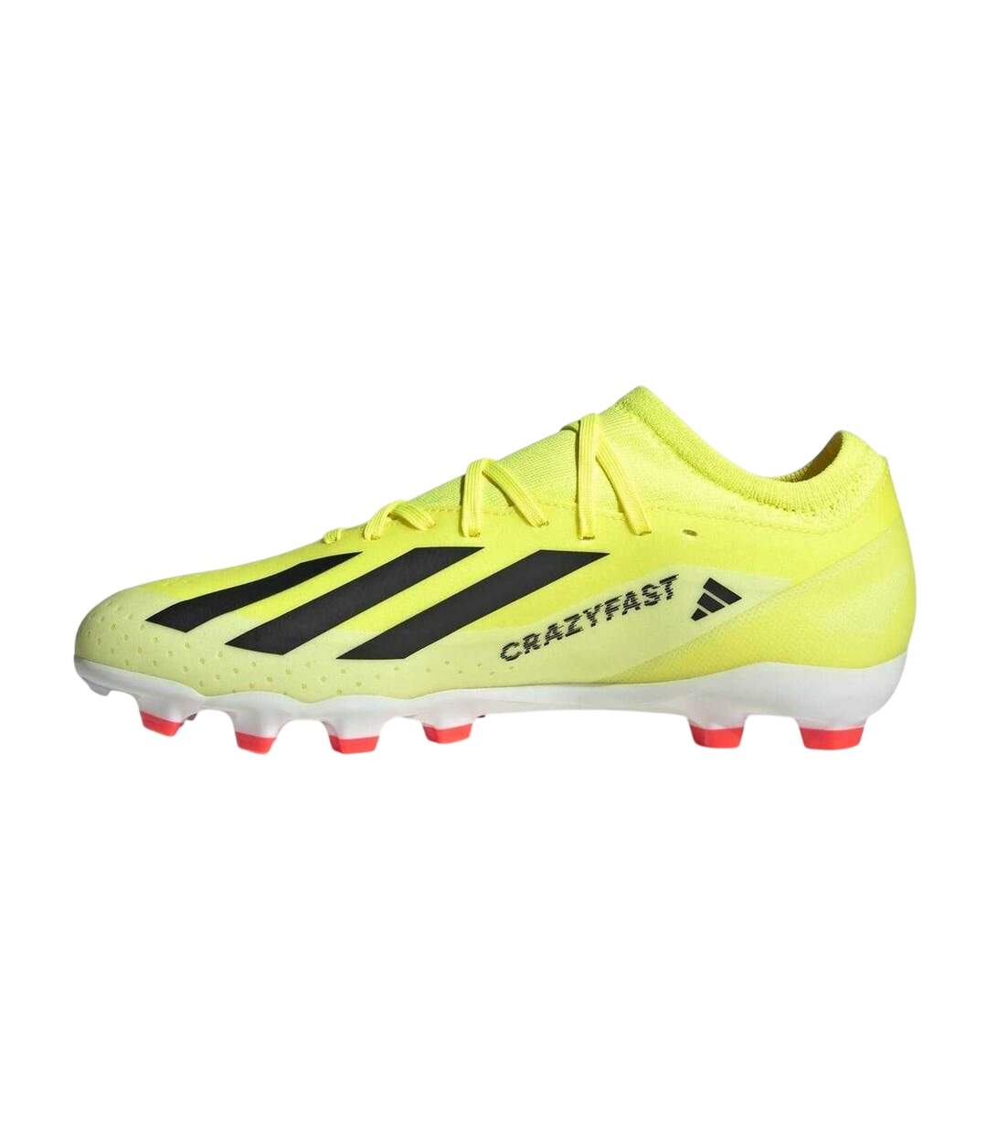 Unisex Adult X Crazyfast League Stripes Knitted Collar Football Boots Black Adidas-3
