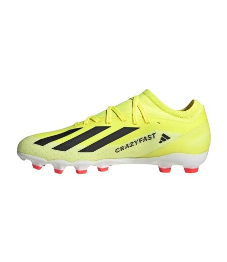 Unisex Adult X Crazyfast League Stripes Knitted Collar Football Boots Black Adidas