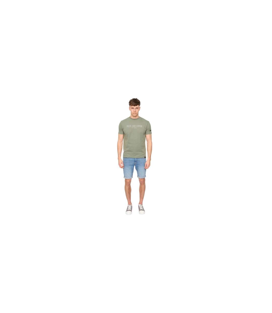 Mens Zeki Shorts Light Wash Duck And Cover-1