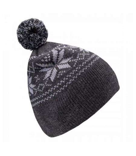 Bonnet Pascal Femme Noir Gris Hi-Tec
