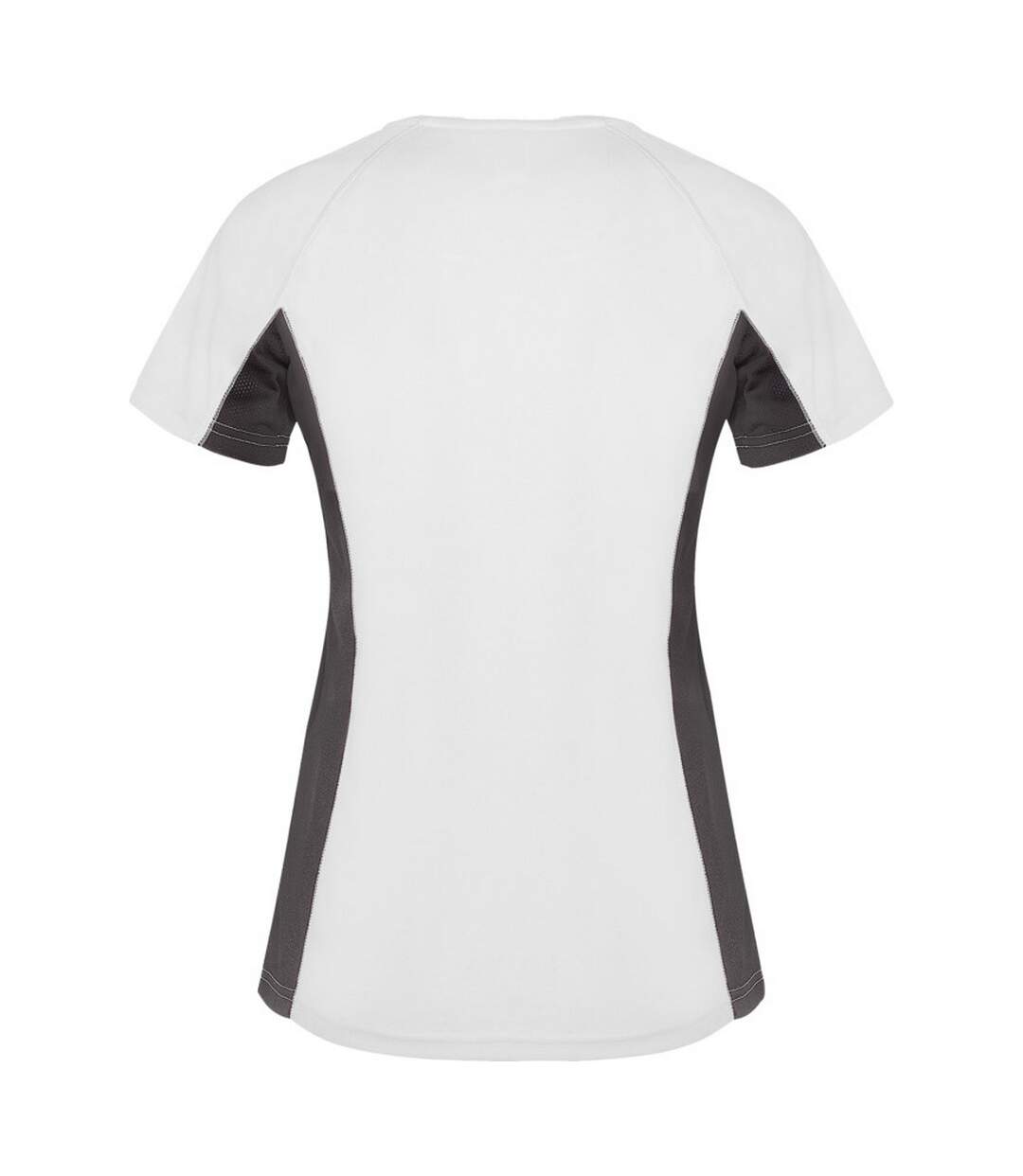 T-shirt shanghai femme blanc / anthracite Roly-2