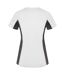 T-shirt shanghai femme blanc / anthracite Roly-2