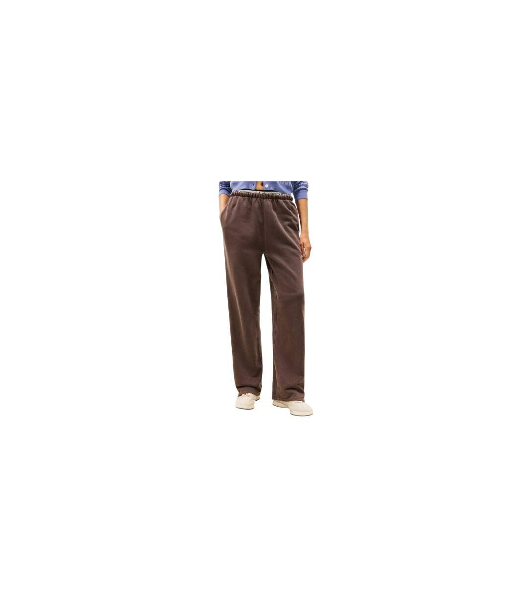 Pantalon De Jogging Femme Noir Marron Clair Tommy Jeans-1