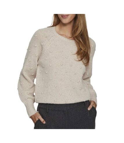 Pull Beige Femme Vila Tuli - L