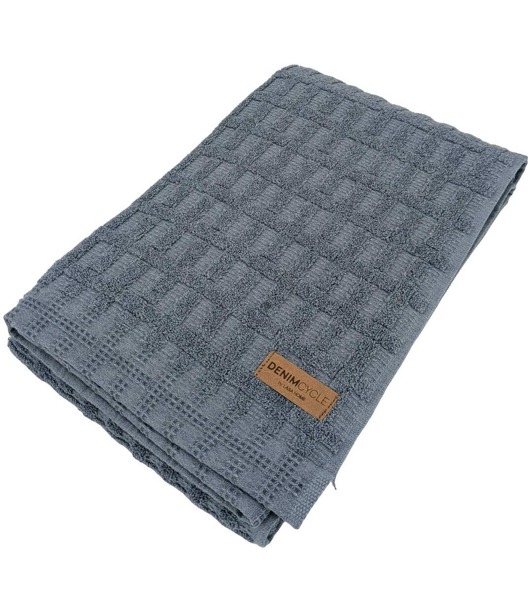 Drap de douche coton collection DENIM Quadrillé-1