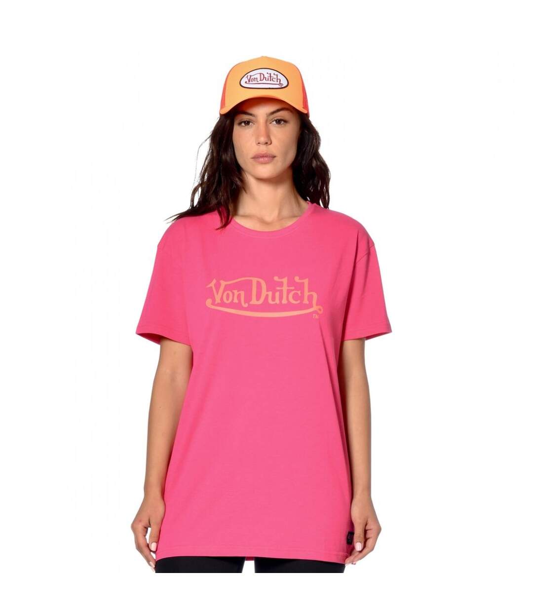 T-shirt Von Dutch femme ample Jodie-1