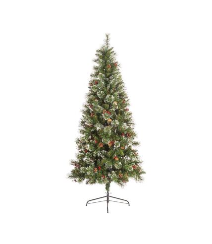 Ipswich snowy christmas pre-lit tree 90cm green Kaemingk