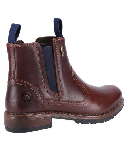 Bottines laverton femme marron / bleu marine Cotswold