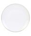 Lot de 6 Assiettes à Dessert Liseré 20cm Blanc-1
