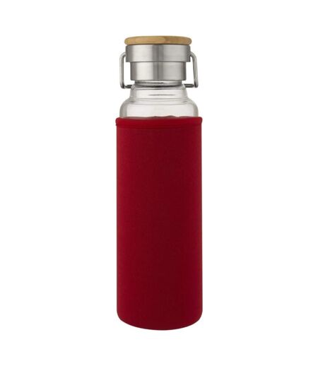 Avenue Thor Glass Water Bottle (Red) (One Size) - UTPF3831