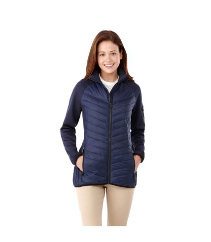 Elevate Womens/Ladies Banff Hybrid Insulated Jacket (Navy)