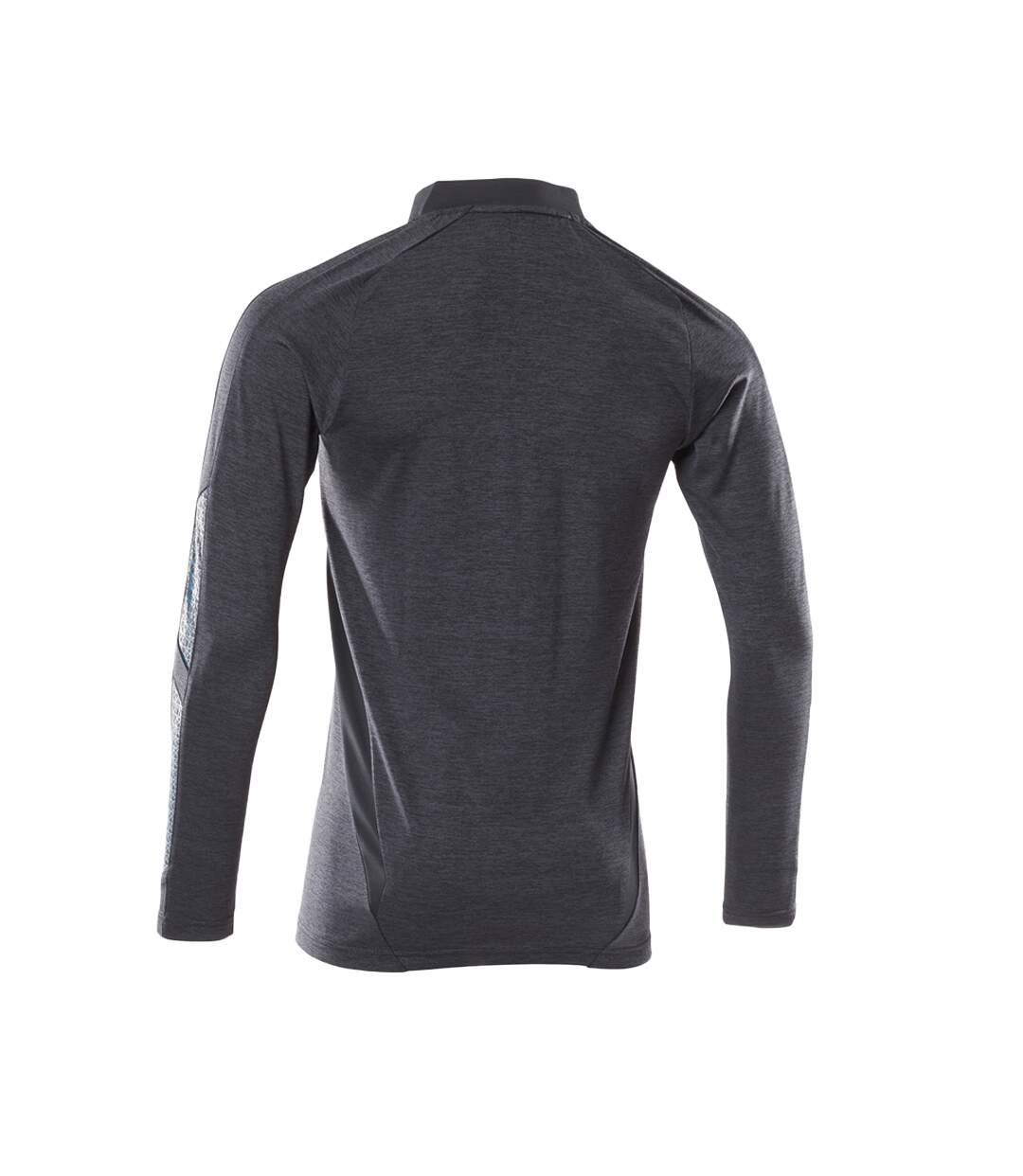 Polo Manches Longues Motif/style Tacheté Accelerate Homme Bleu Marine Foncé Mascot-2