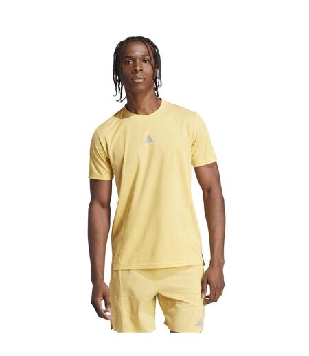 Mens Heat.rdy Technology Slim T-shirt Yellow Adidas