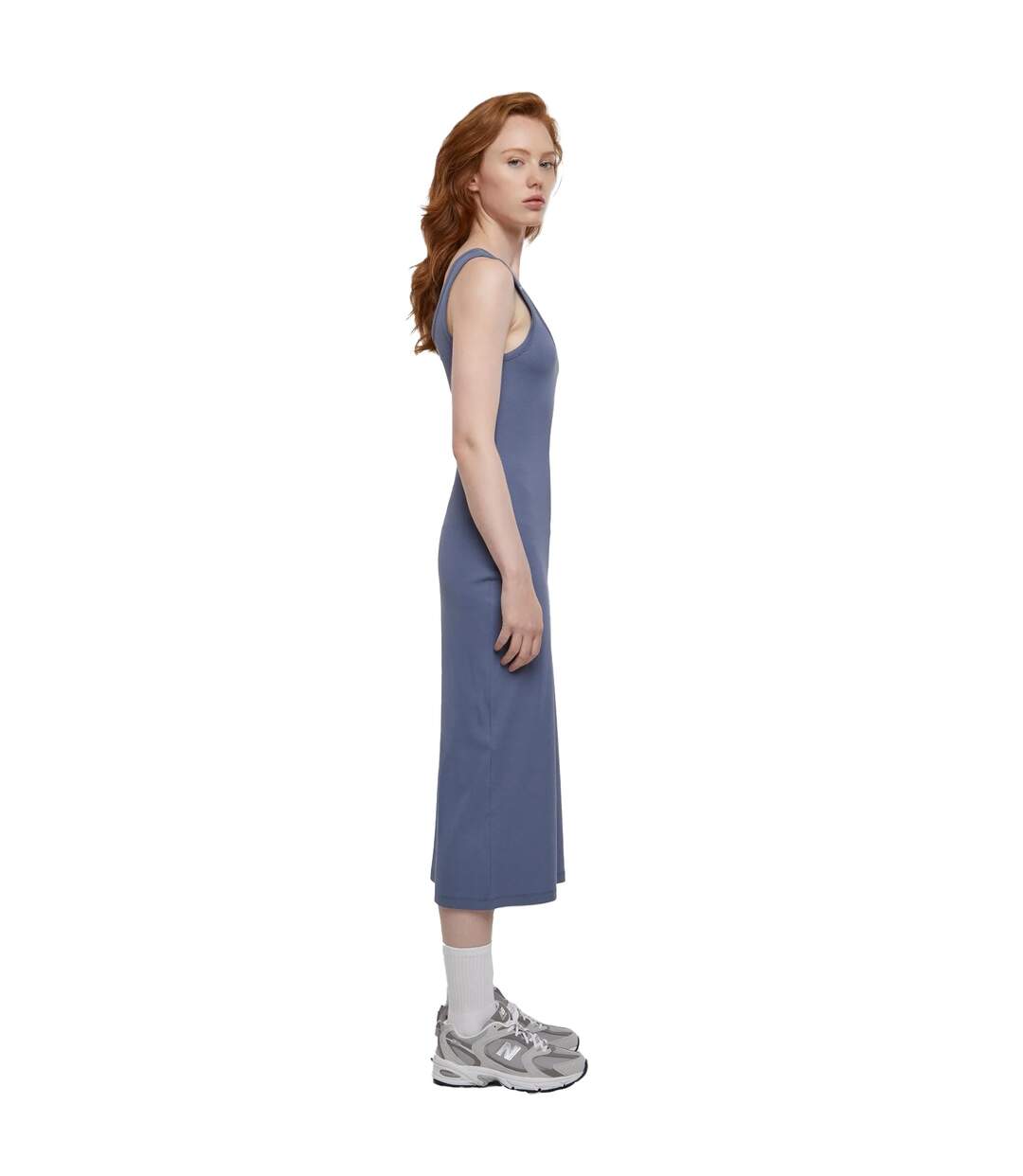 Robe Femme Bleu Urban Classics-4