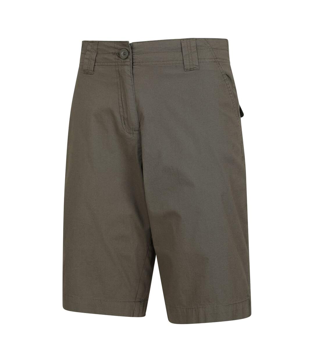 Womens/ladies coast stretch shorts light khaki Mountain Warehouse-3