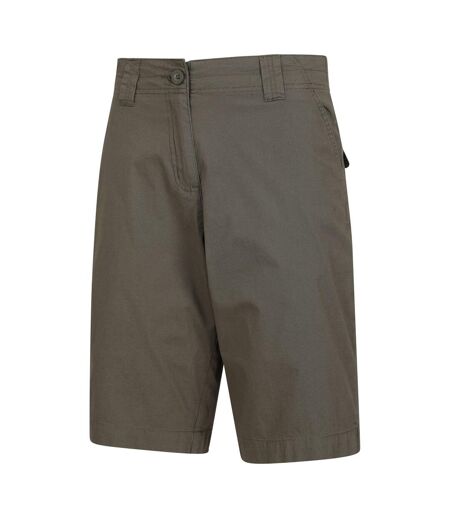 Womens/ladies coast stretch shorts light khaki Mountain Warehouse