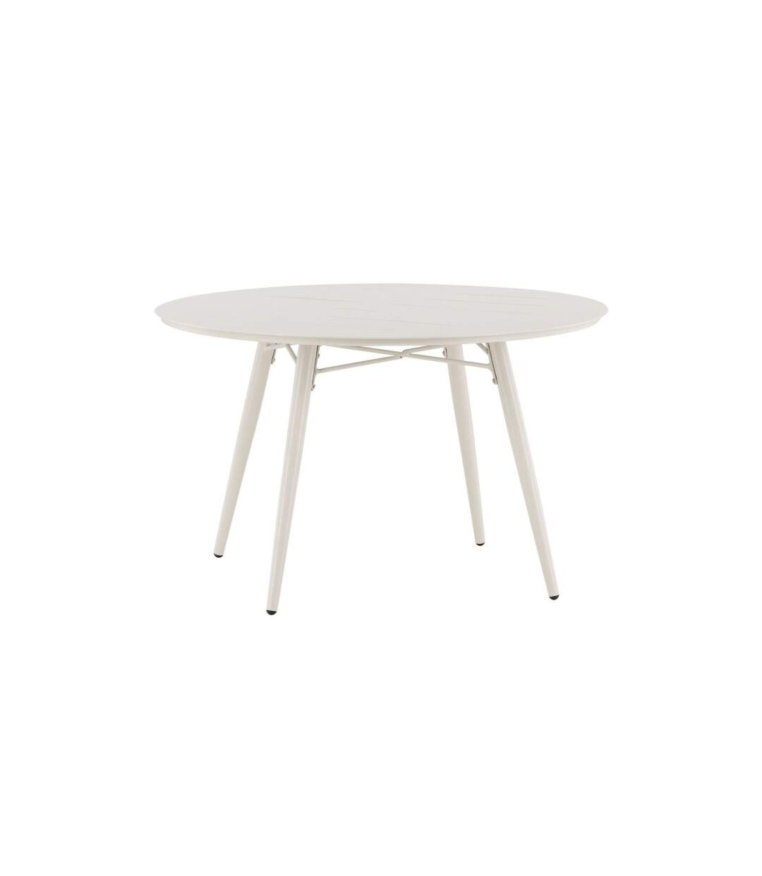 Table de Jardin Ronde Design Lina 120cm Beige-1