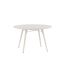 Table de Jardin Ronde Design Lina 120cm Beige-1