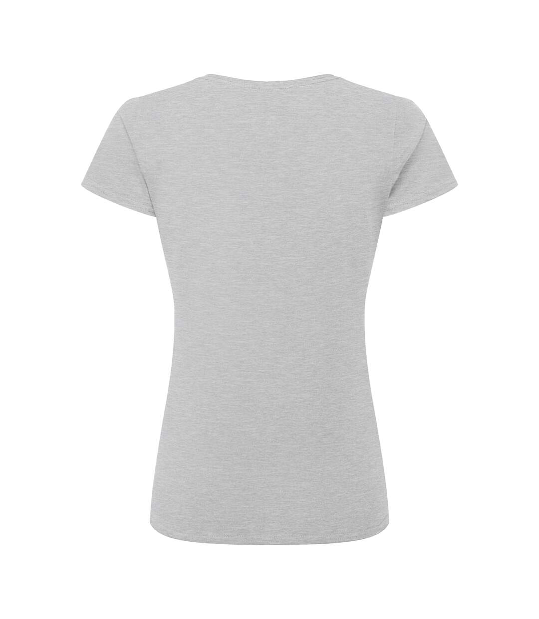 Womens/ladies Authentic Classic T-shirt Light Oxford Russell-3