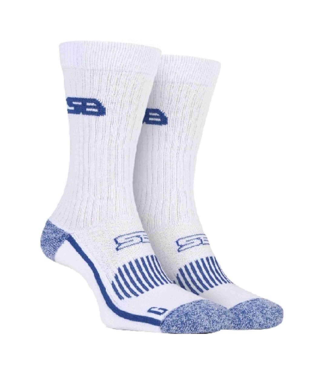 1 Pack Mens Cotton Sport Socks with Terry Cushioned Reinforced Foot-1