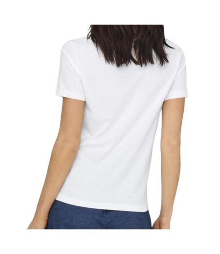 T-Shirt blanc femme jdy michigan life