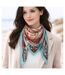 Grand foulard polysatin INAYA-1