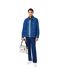 Mens Interlock Quarter Zip Sweatshirt Blue Lacoste-1
