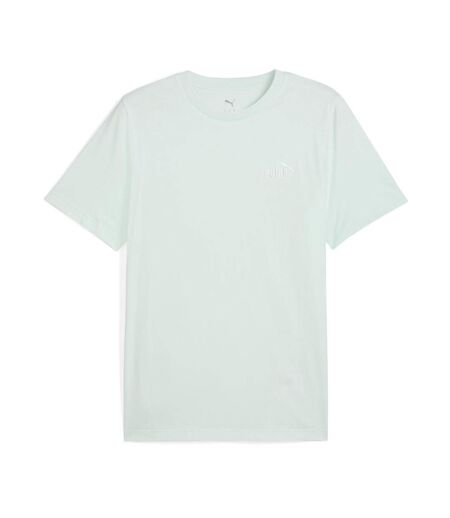 T-shirt vert d'eau homme puma ess small no. 1 logo