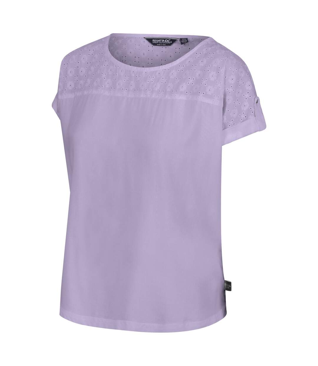 T-shirt jaida femme lilas pastel Regatta-3