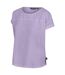 Regatta Womens/Ladies Jaida Cotton T-Shirt (Pastel Lilac) - UTRG7262