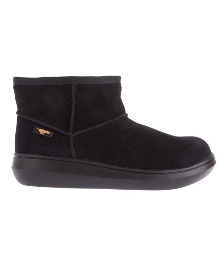 Womens/ladies sugar rush suede ankle boots black Rocket Dog