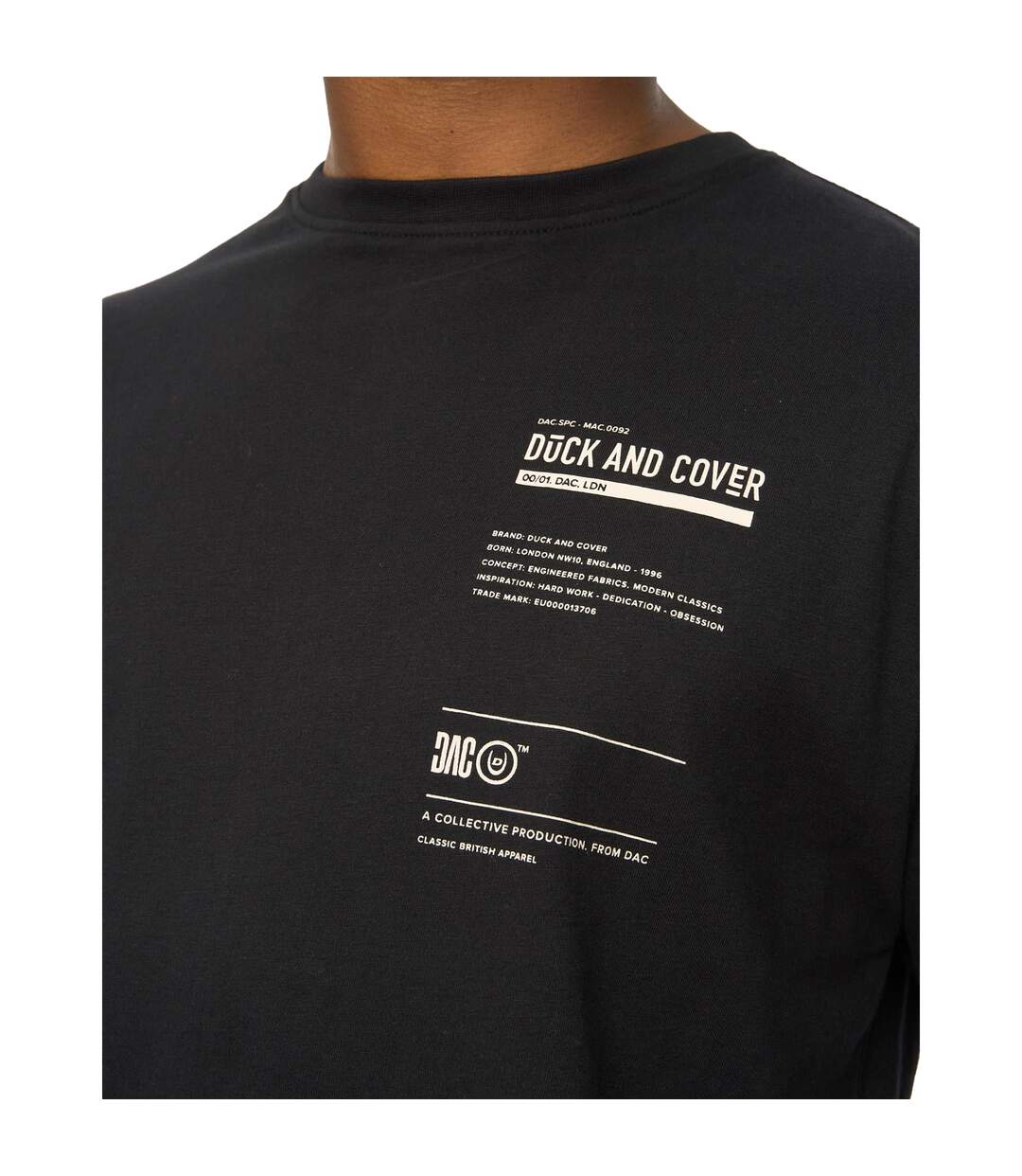 Mens Applewood T-shirt Black Duck And Cover-4