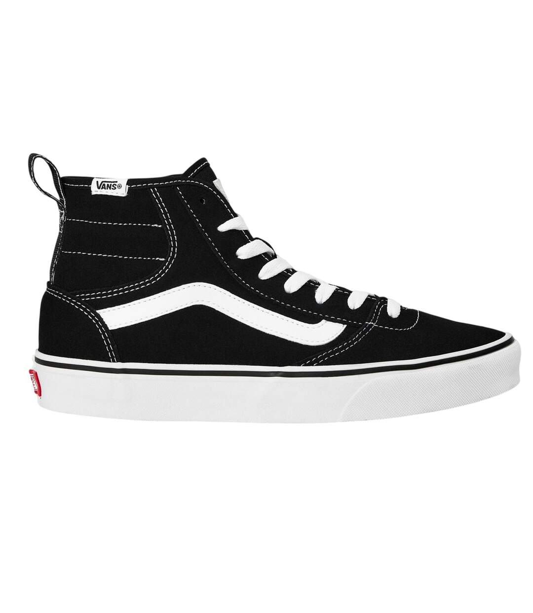 Baskets Montantes Ashwood Femme Noir Blanc Vans-1