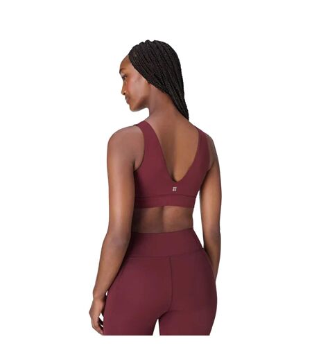 Brassière De Sport Yoga Ultimate Studio Femme Rouge Grenat Sweaty Betty