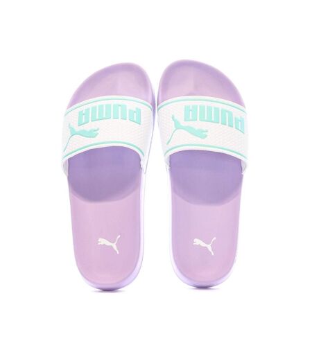 Claquettes violettes/blanches/bleu homme puma leadcat 2.0 384139-01 - 40.5