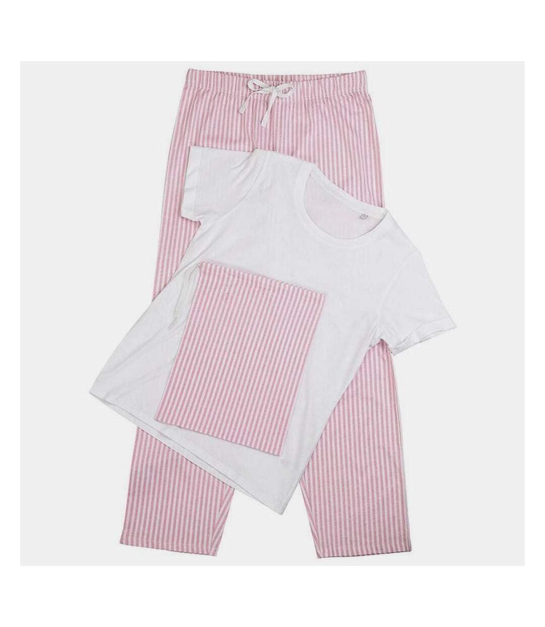 Ensemble de pyjama femme blanc/ rose Towel City