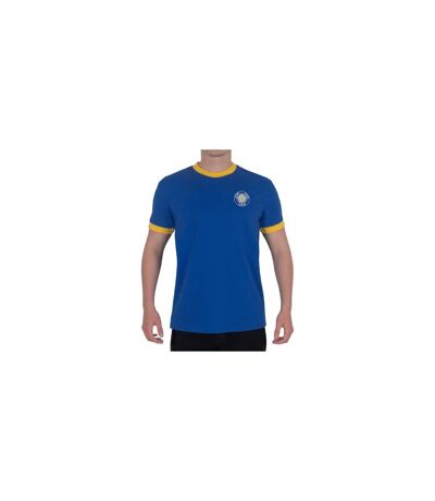 Mens Retro T-shirt Royal Blue Leeds United FC