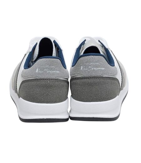 Baskets Sokka Homme Blanc Noir Gris Ben Sherman