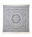 Tapisserie Murale Déco Mandala 150cm Gris-1