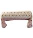 Taie de traversin 100% coton INOUK rose/beige-1